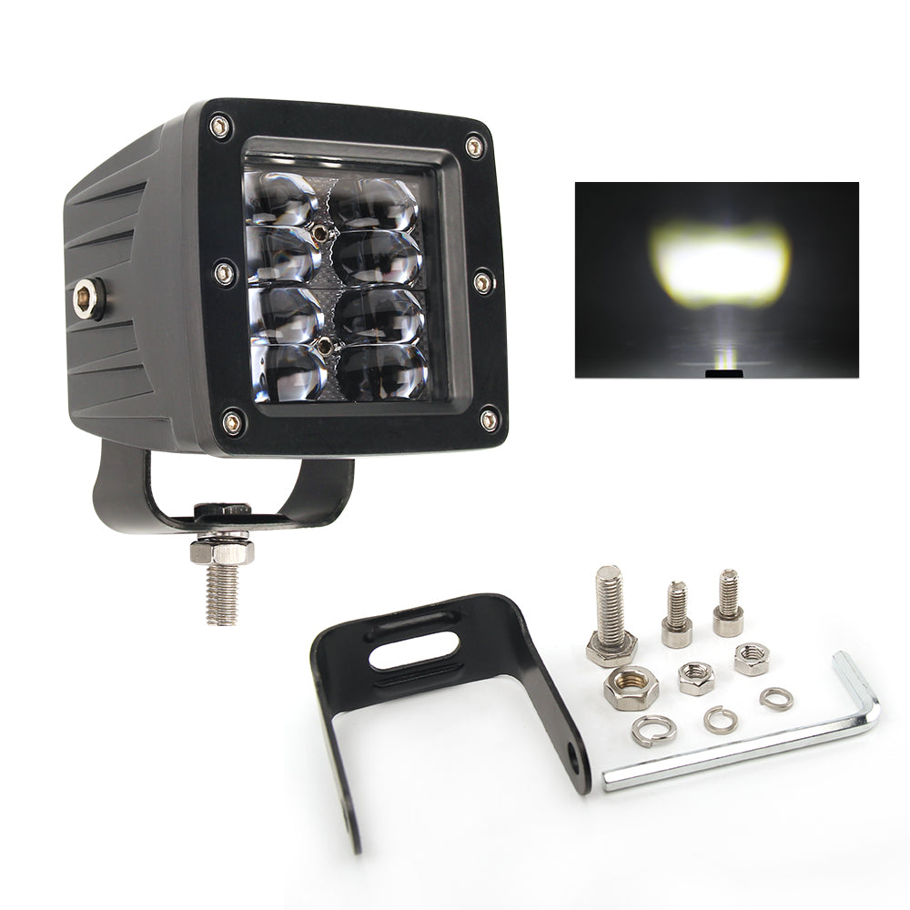 CO LIGHT G4 Série Spot 3 pouces Lumières de fossé / Pilier A - Système 8 LED 24W (paire)
