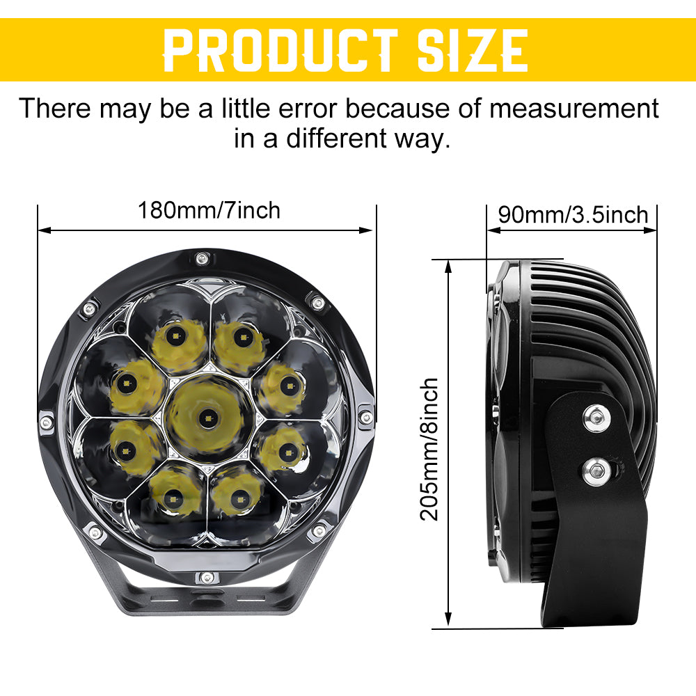 Colight 7 Inch Defender Series Offroad Driving Lights