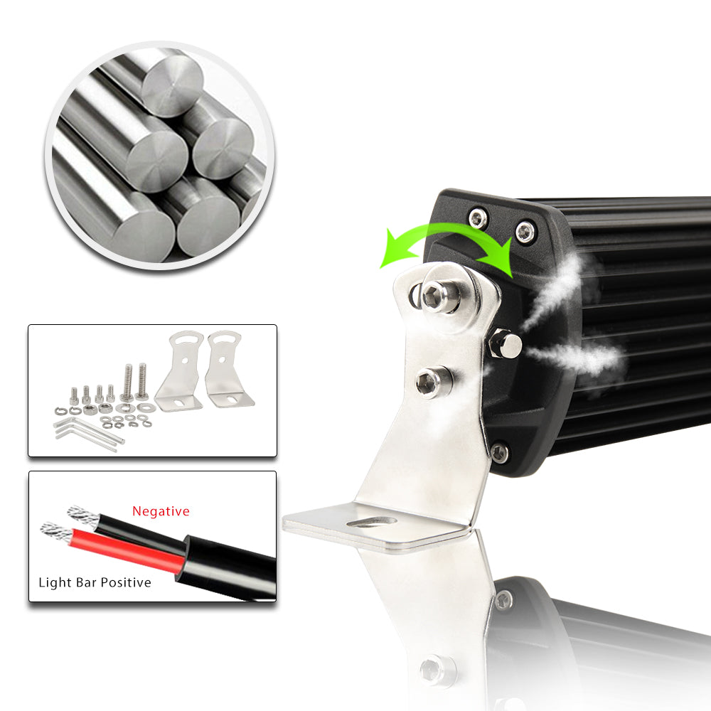 Barkect of Colight RQT31 Combo Beam 2-Color-Flash LED Tri-Row Light Bars