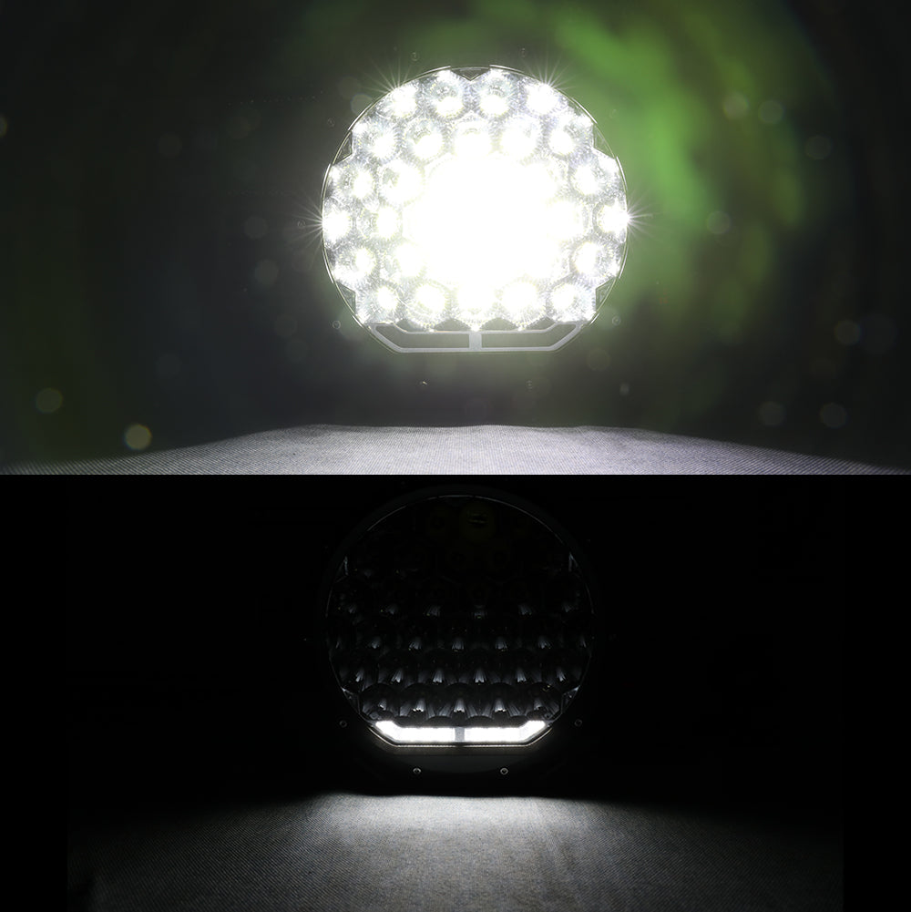 CO LIGHT 9 Inch Mars Series Round Offroad Driving Lights With Daytime Running Light