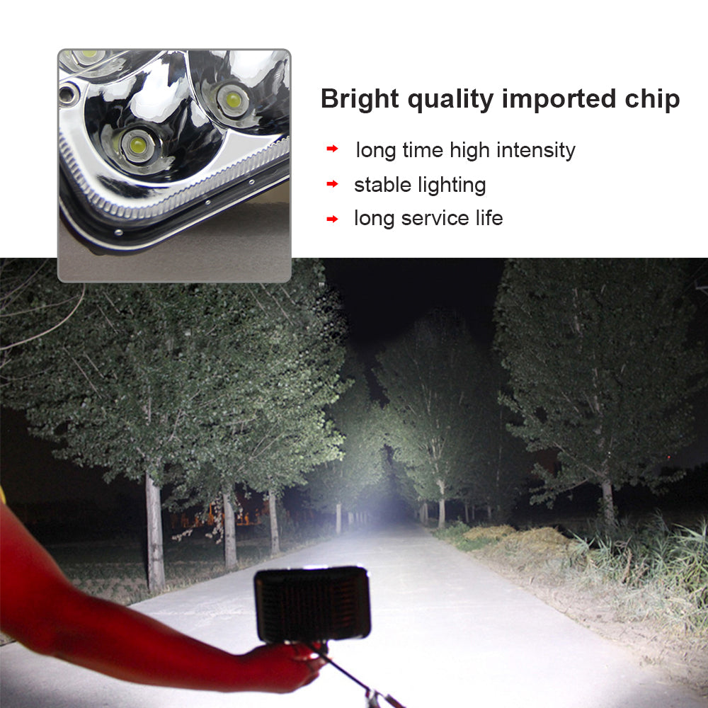 CO LIGHT 4x6 Pouces Rectangulaires Haut / Bas Faisceau Tri-Row LED Phares (Kit / 2pcs)