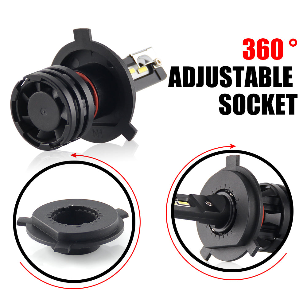 Mini-Größe M2 Lüfter Kühlung LED Scheinwerferlampen (Set/2 Stück)