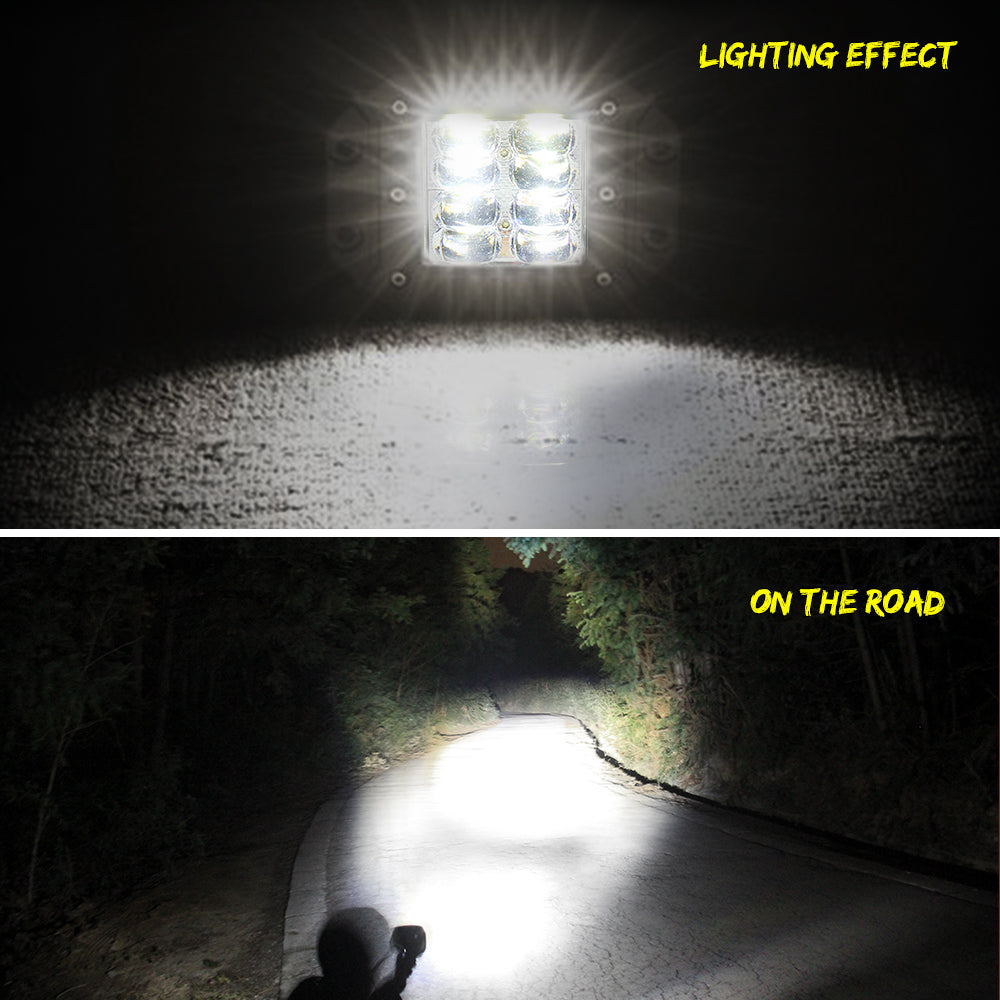 CO LIGHT G4 Serie 3 Zoll bündig montierte Nebelscheinwerfer - 8 LEDs System 24W