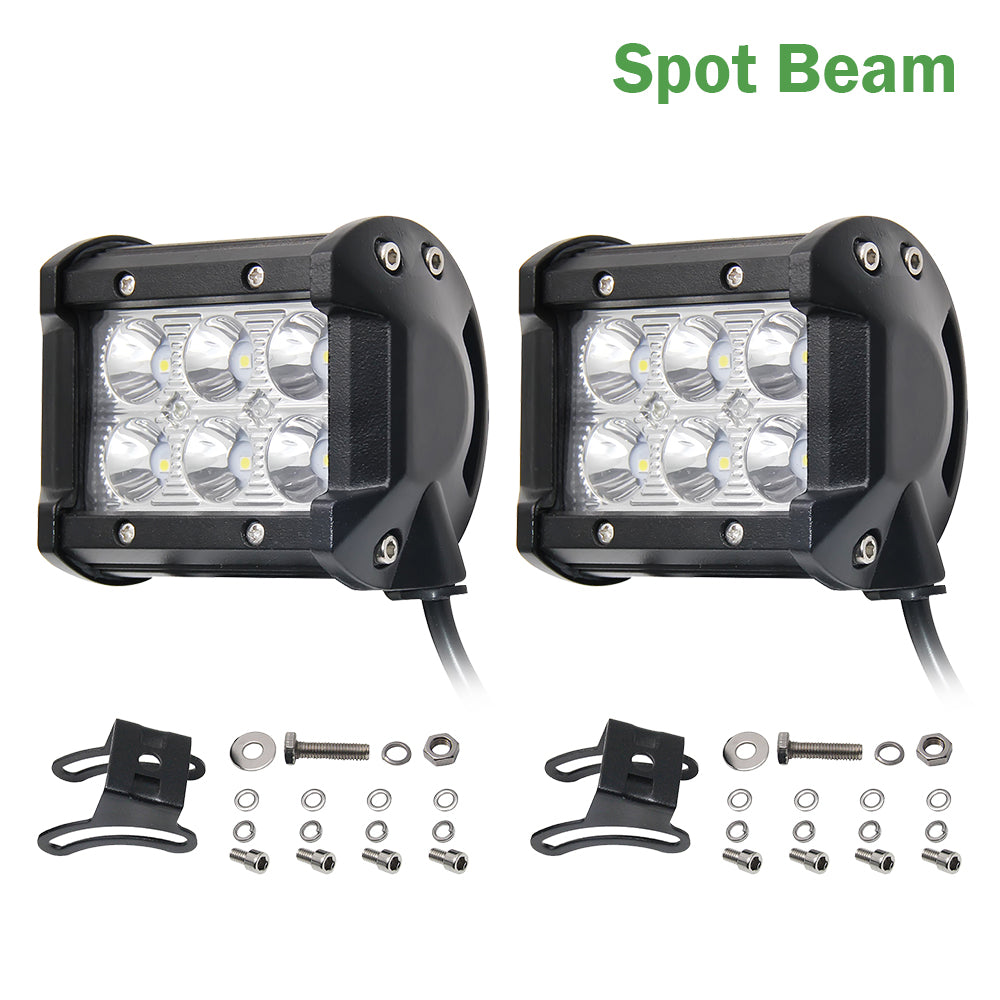 Colight 18W 4 Inch Universal LED Work Light Bars