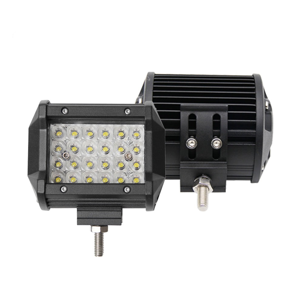 4 Inch White&Amber Strobe Work Light Bar