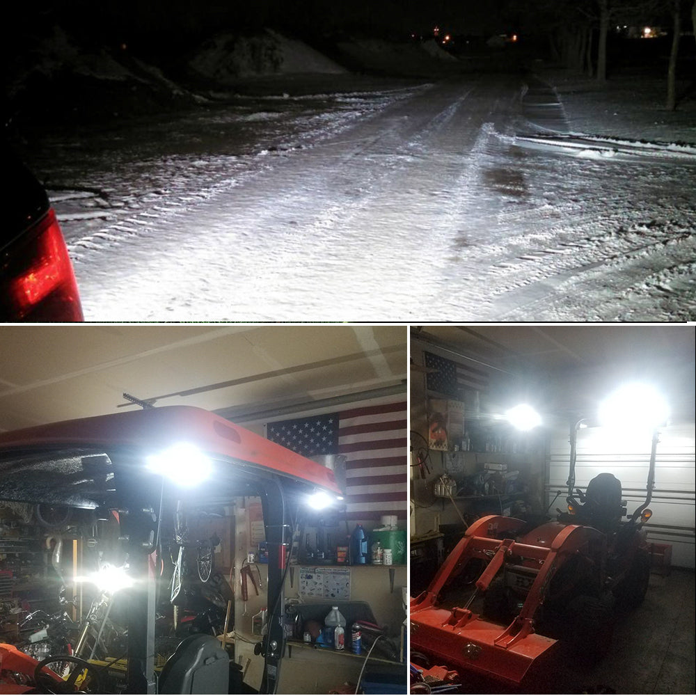 CO LIGHT G4 Serie 3 Zoll bündig montierte Nebelscheinwerfer - 8 LEDs System 24W