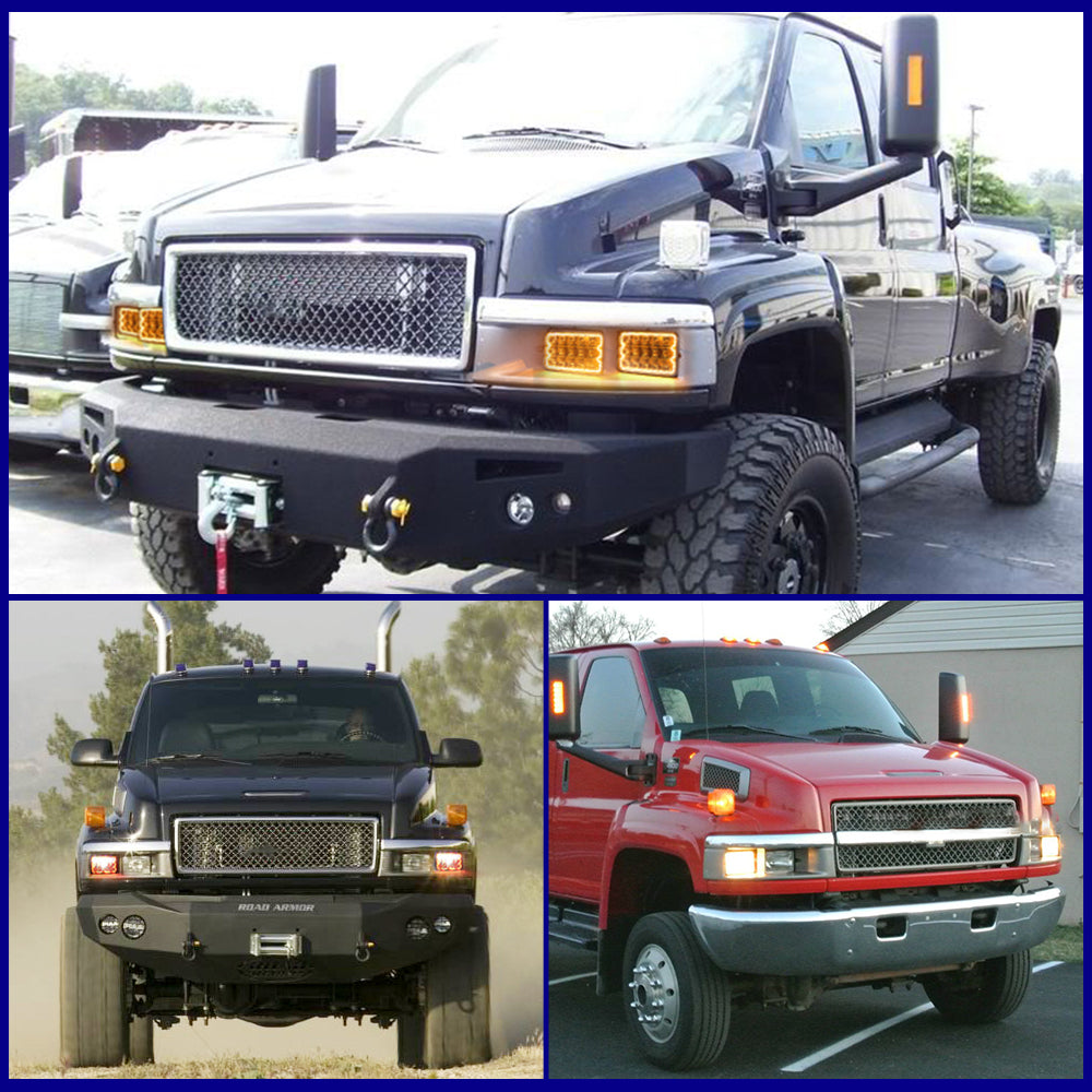 CO LIGHT Phares LED Rectangulaires à Double Faisceau 4x6 Pouces - DRL Colorés (Kit / 2pcs)