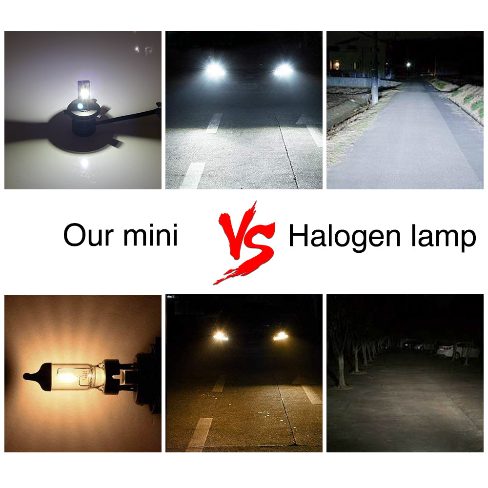 Mini-Größe M2 Lüfter Kühlung LED Scheinwerferlampen (Set/2 Stück)