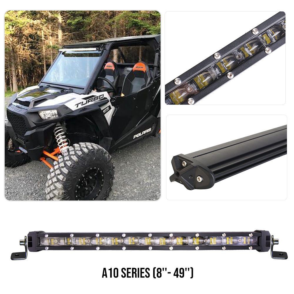 A10 Series 8-49 Inch 6D Lens Ultra-Slim Series Hidden LED Light Bars