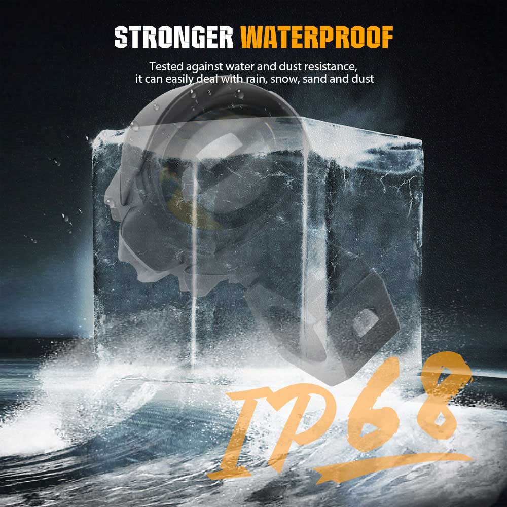 COLIGHT 3inch MF Series Dual Beam Dual Color Motorcycle Bumper Lights