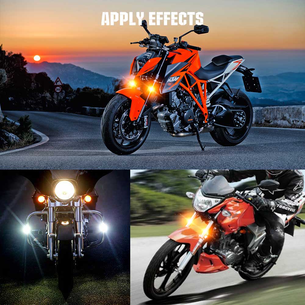 COLIGHT 3 Inch DB-P Series Dual Beam White&White Motorcycle Lights