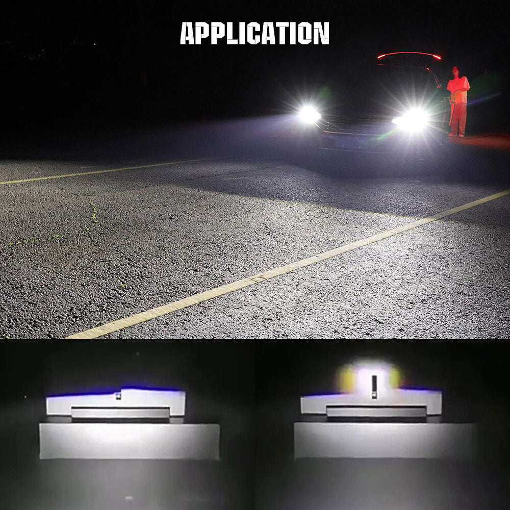 COLIGHT Y9 Plus Series H4 Plug a Dual Mini-Projector LED Headlight Bulb