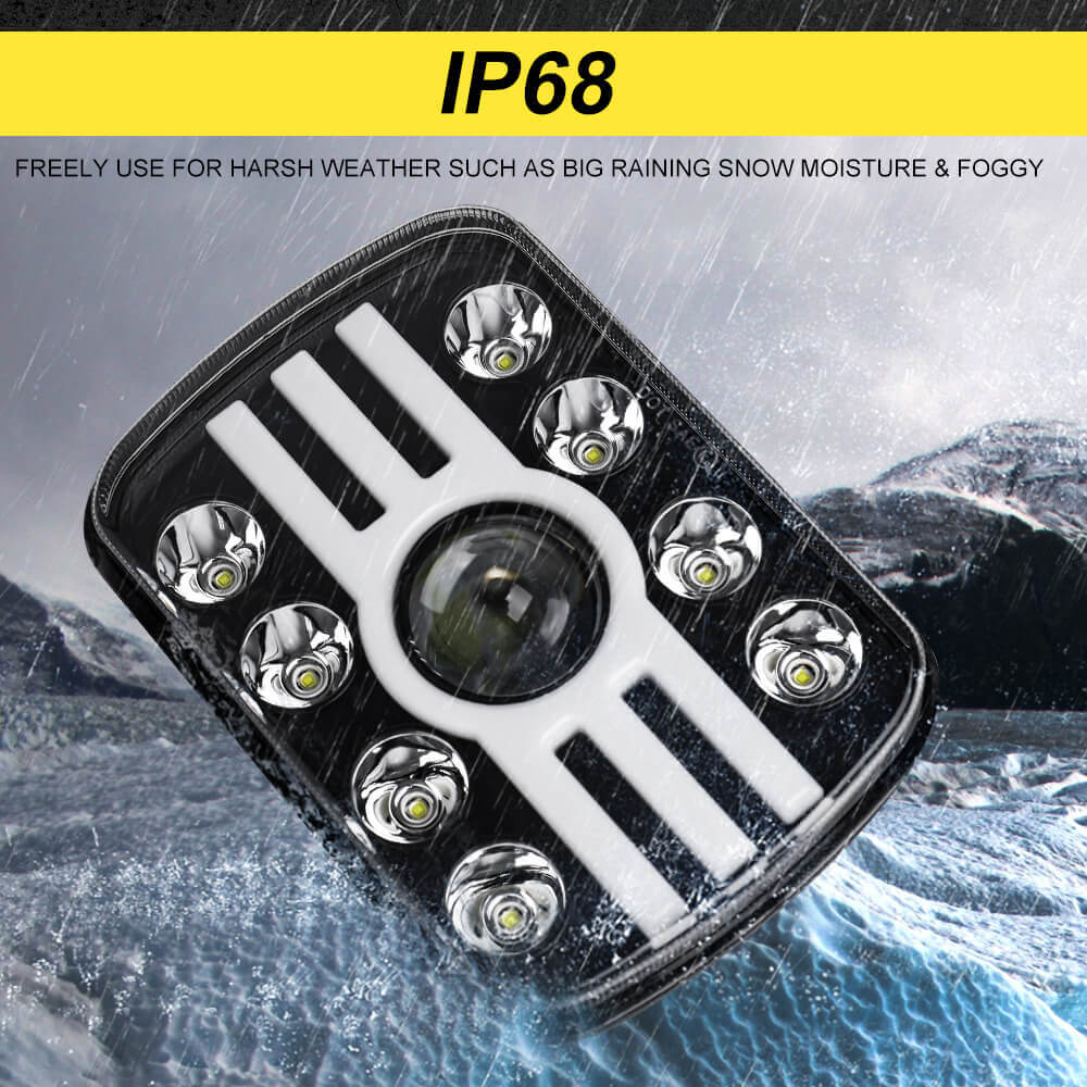 CO LIGHT 5x7 Inch Square Headlights IP68 Rated