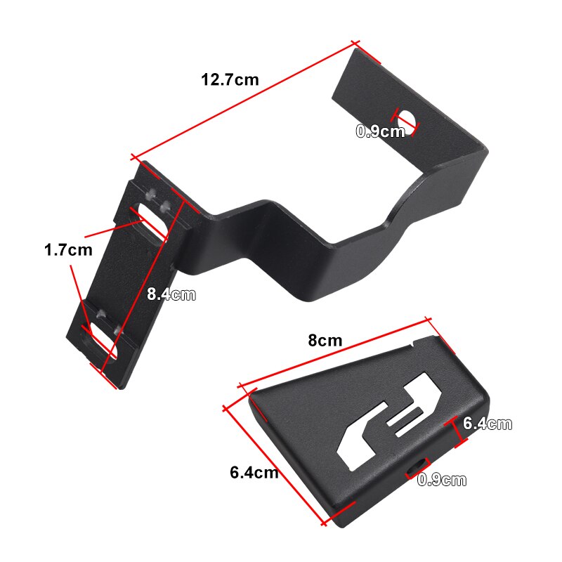 2007-2016 Toyota Fj Cruiser Ditch Light Hood Mounting Brackets