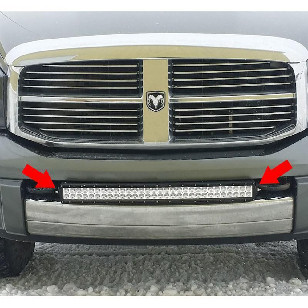 20'' Straight Light Bar Mounts For 2003-2014 Dodge Ram