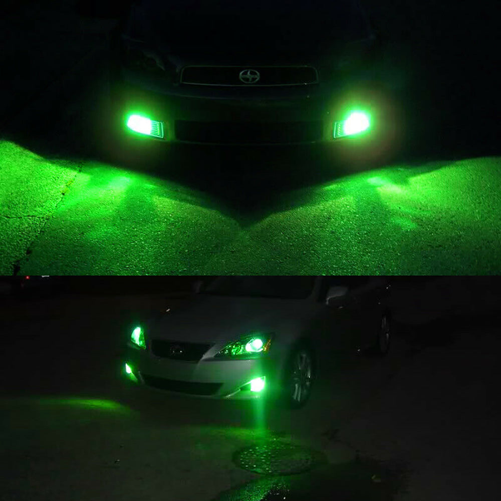 K1 Yellow/Lime Light Fanless CSP Led Fog Light Bulbs (Set/2pcs)