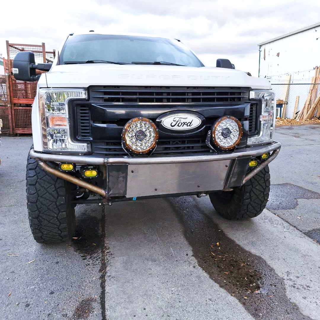 Custom feedback: CO LIGHT 9 Inch Offroad Driving Lights With Orange Halo Ring and 4 Rob2 Light pods