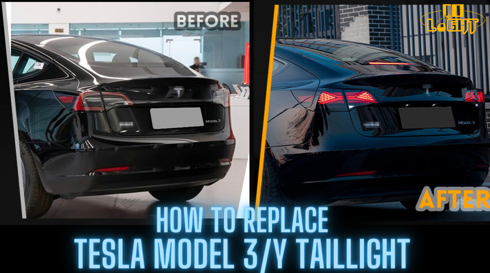 COLIGHT How To Replace Tesla Model 3/Y Taillight