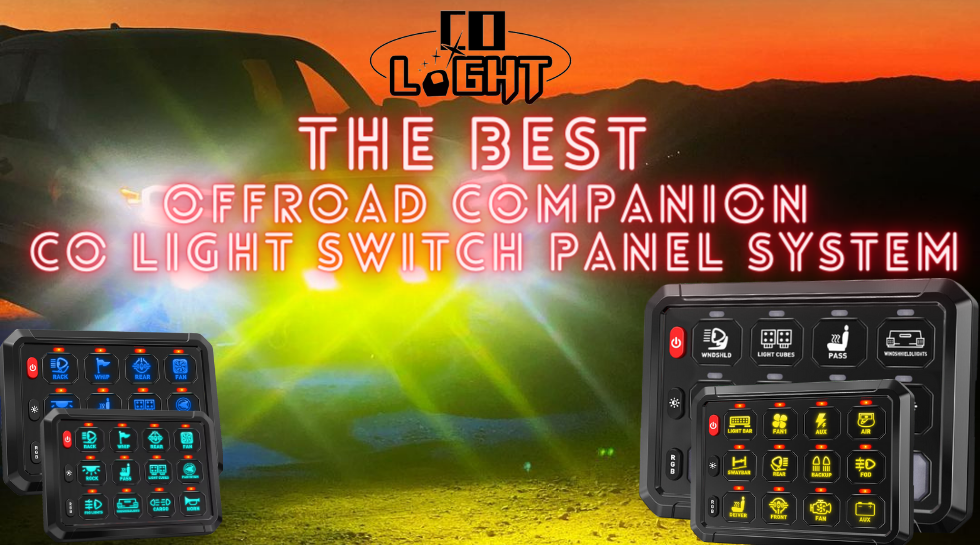 COLIGHT 12 Gang RGB Switch Panel Power System