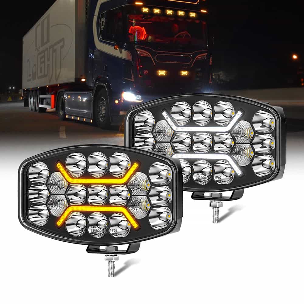 COLIGHT 10 Inch Auxiliary Spot Beam LED Work Light With Dual Color DRL(Single)