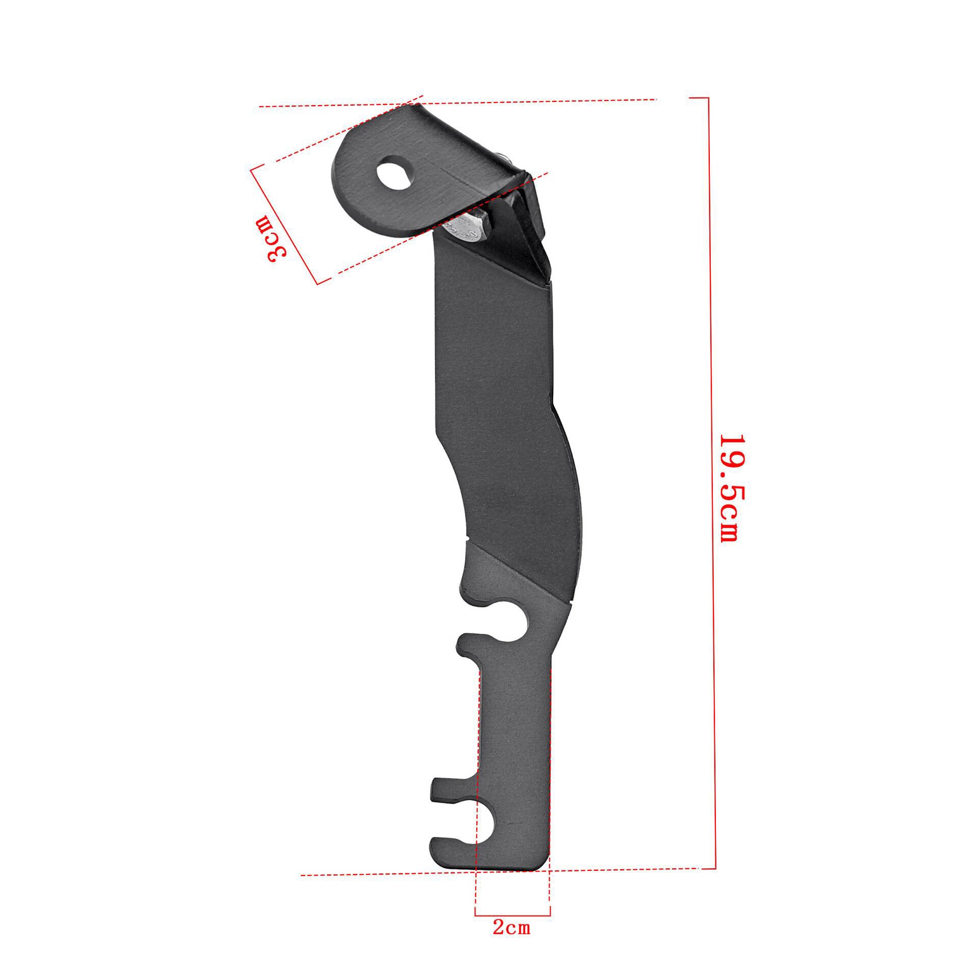 1995-2004 Toyota Tacoma Hood Ditch Light Mounting Brackets