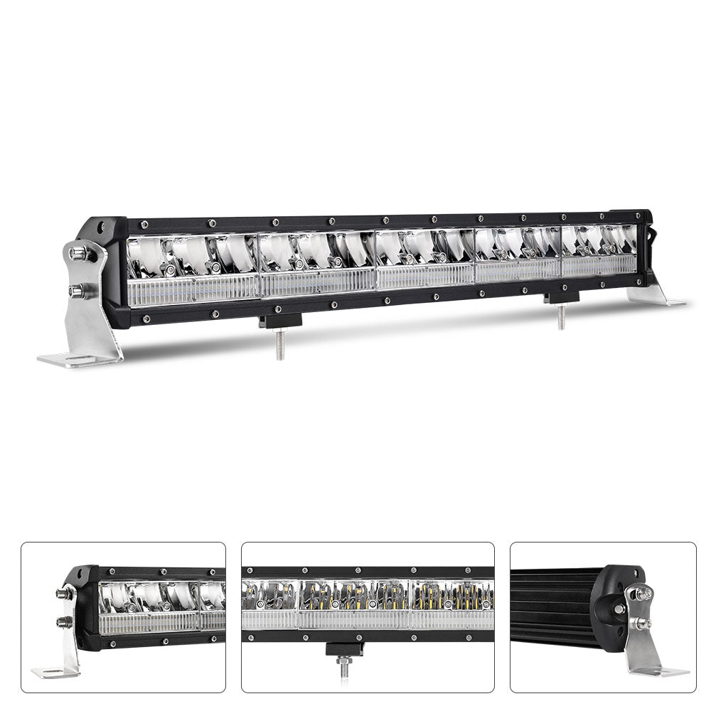 L28-Serie 5-Zoll-Combo-LED-Lichtleisten mit großem Reflektor