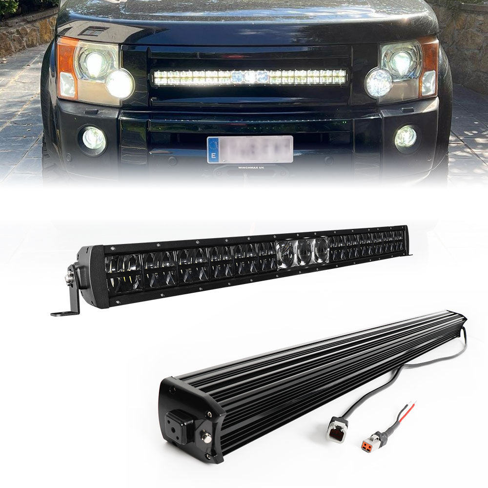 32inch Multi Spot-projector Laser Module Dual Row LED Light Bar