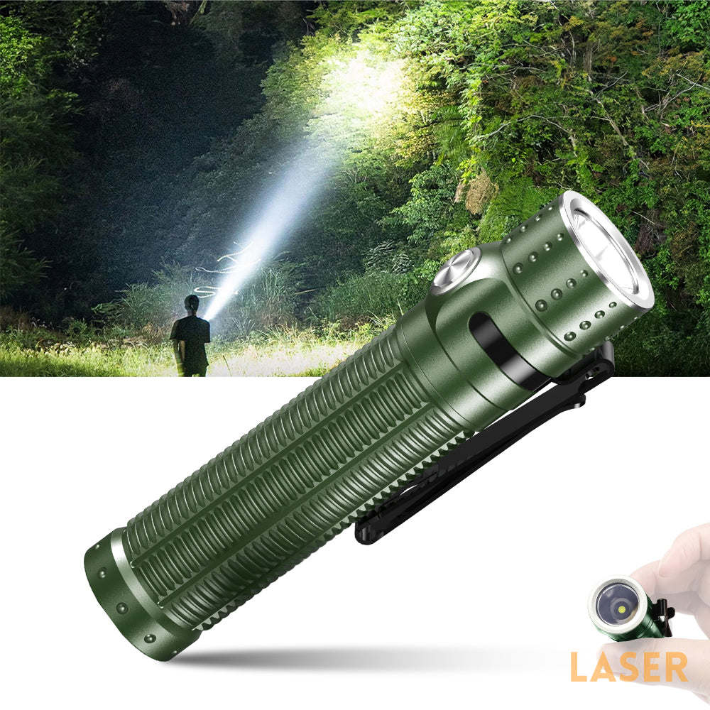 4inch HP Series 10W Wide Laser Beam Pocketable LEP Flashlight