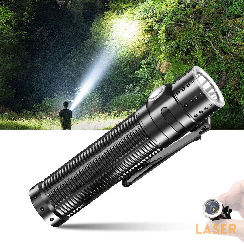 4inch HP Series 10W Wide Laser Beam Pocketable LEP Flashlight