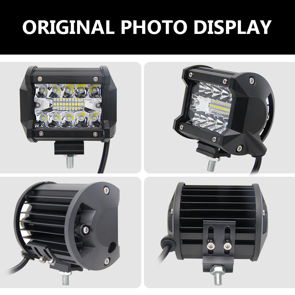 T32 Serie 4-23 Zoll Tri-Row Tretlager Combo Beam LED-Lichtleisten