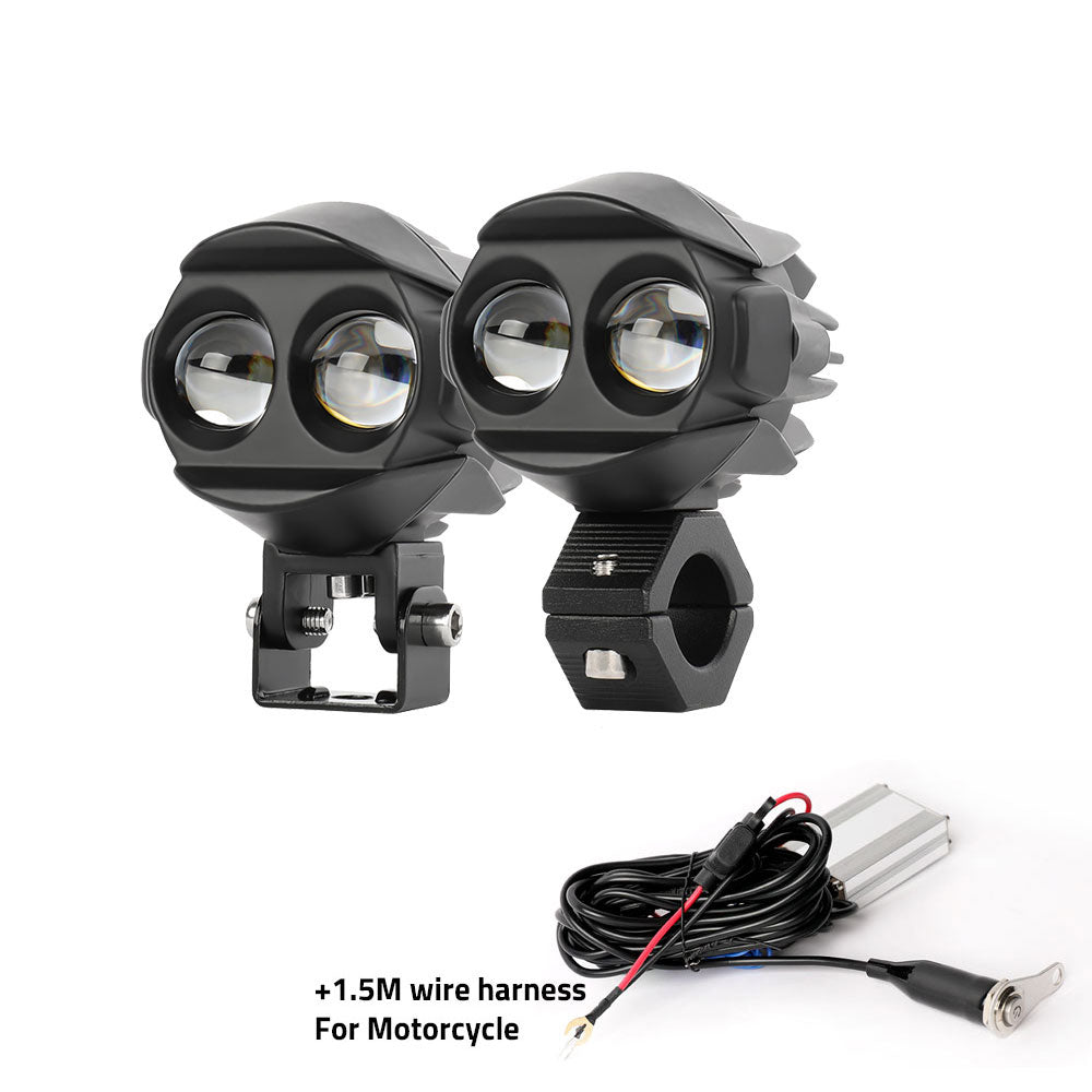 COLIGHT 3inch MF2 Series Dual Beam Dual Color Motorcycle Lights(Set/2pcs)