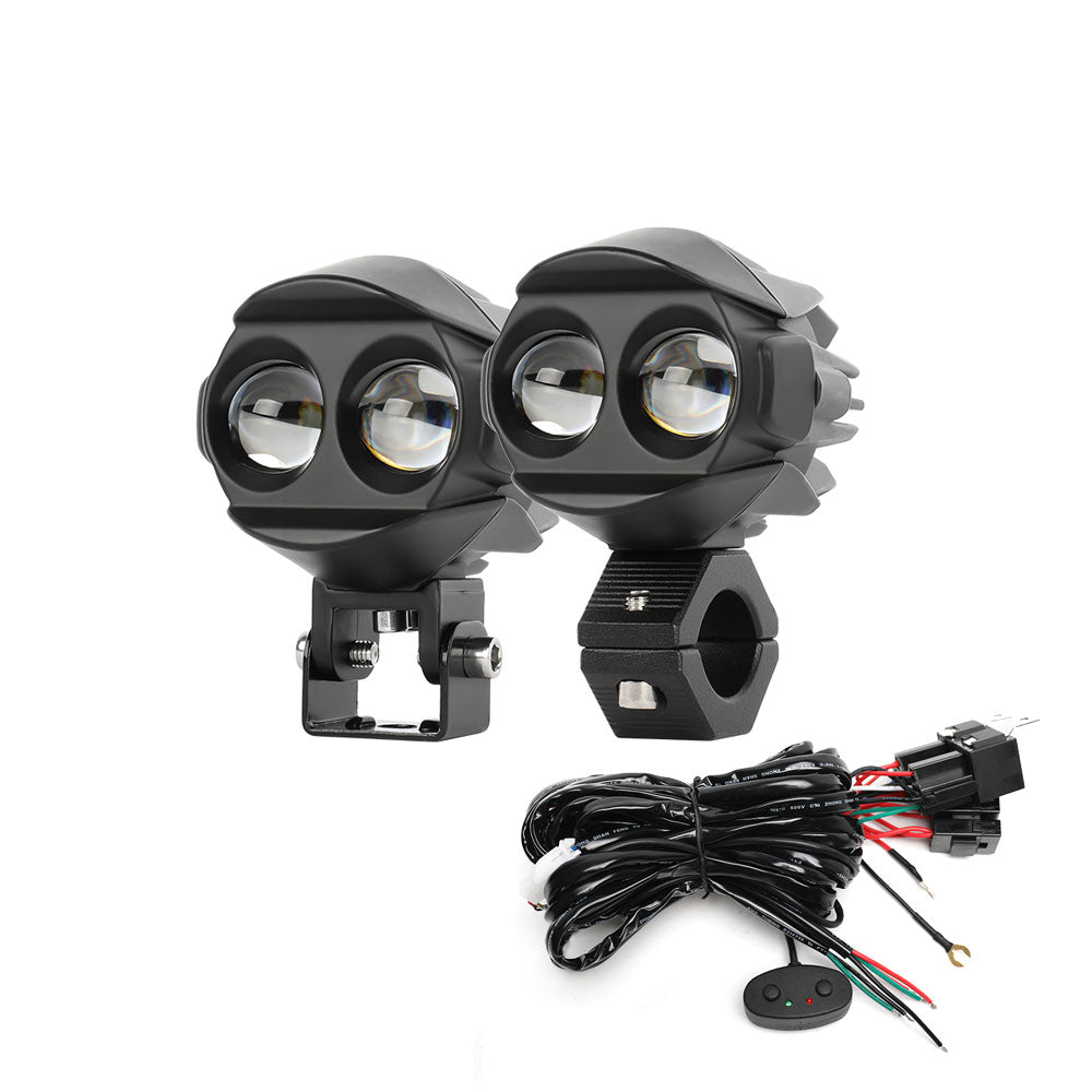 COLIGHT 3inch MF2 Series Dual Beam Dual Color Motorcycle Lights(Set/2pcs)