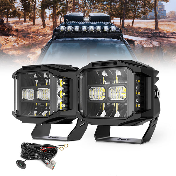5inch V5 Series White Beam Side Shooter Led Light Pods With