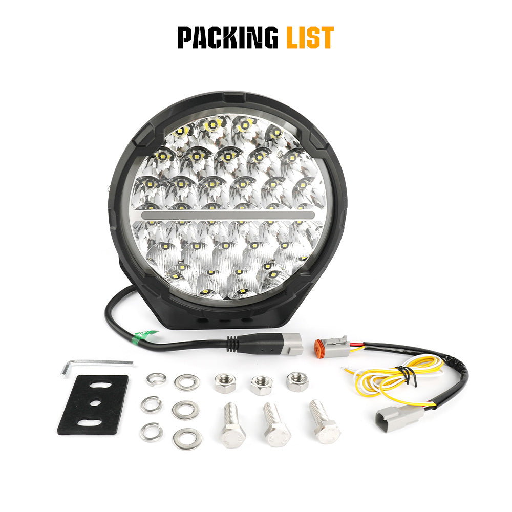 COLIGHT 9inch TrailBlazer Series LED Driving Lights With Yellow&White DRL