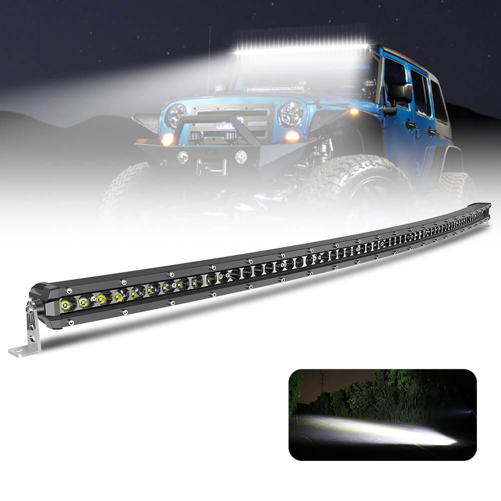 NUEVA LLEGADA --- COLIGHT Barras de luz delgadas de una sola fila curvas de 20-50 pulgadas G10 Series