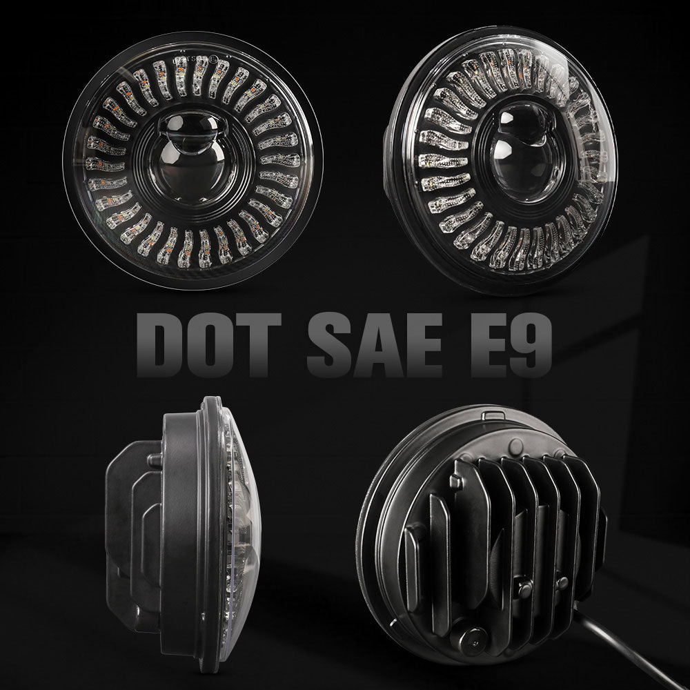 CO LIGHT 5.75inch M8 Series Round Headlight Light Showcase