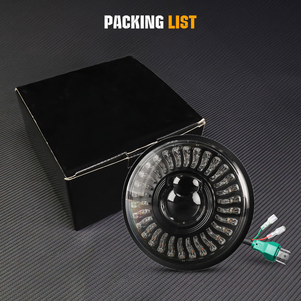 CO LIGHT 5.75inch M8 Series Round Headlight Package