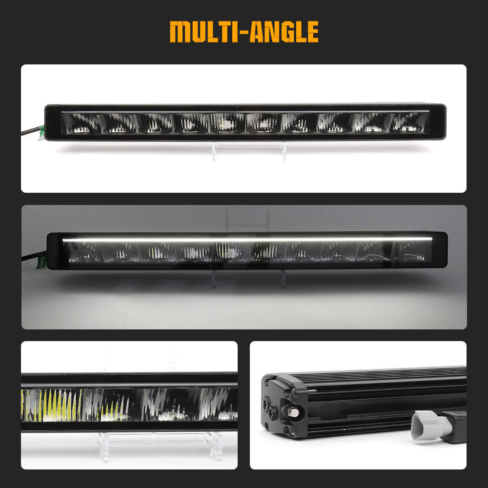 3 Rows LED Lightbar 22 32 42 52 Zoll Lichtbalken