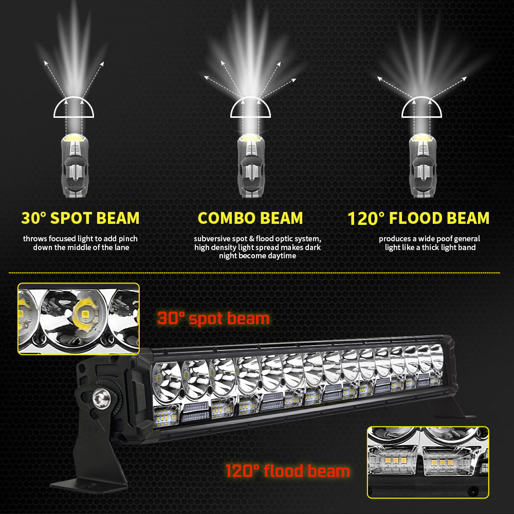 F13 Series 8-42 Inch Spot&Flood Beam Position Light Thick Light Bars
