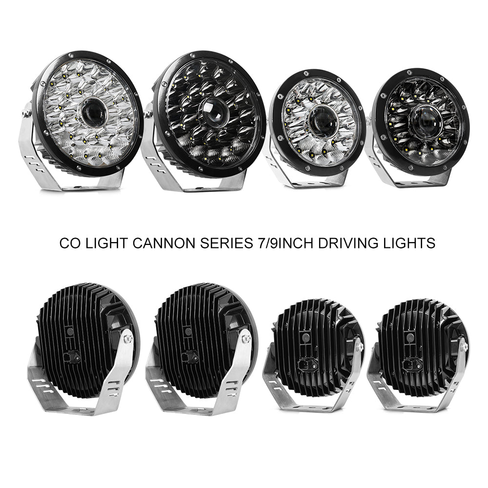 CO LIGHT CANNON SERIES 7/9INCH DRIVING LIGHTS