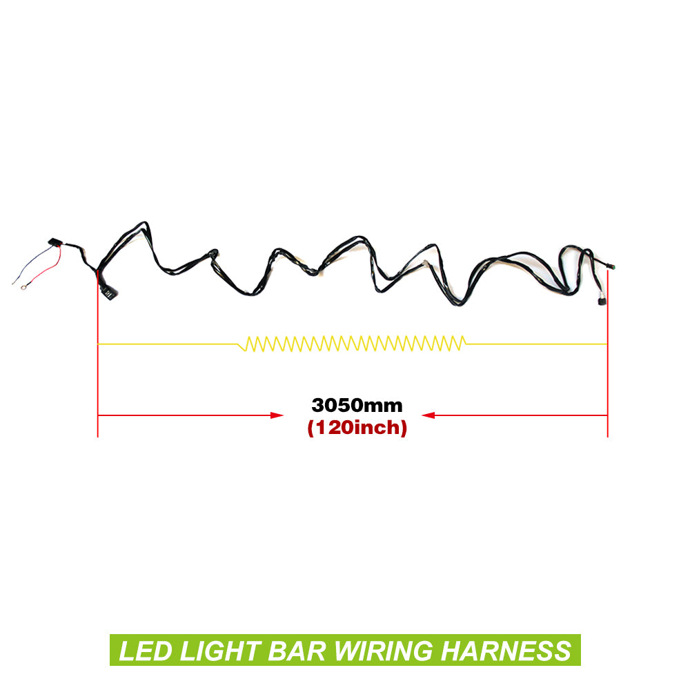 16AWG DT Connector Wiring Harness For Offroad Lights-1 Leads