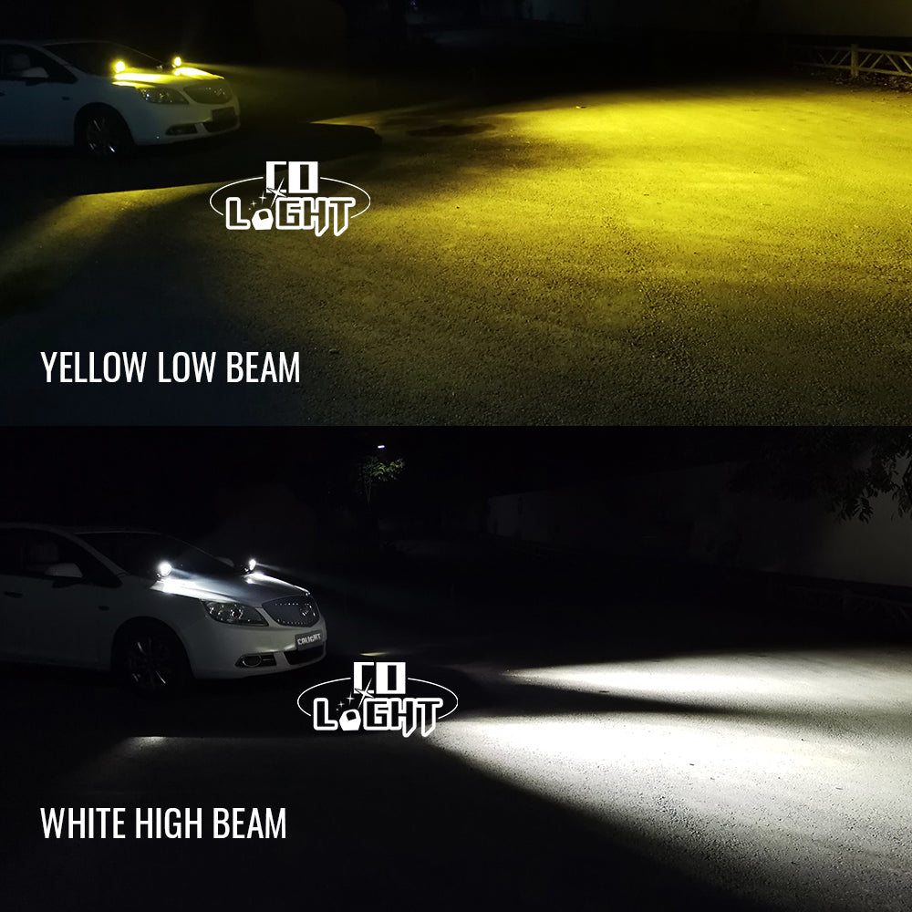4 Inch B-Bowl Series Yellow&White Hi-Lo Beam Round Driving Light