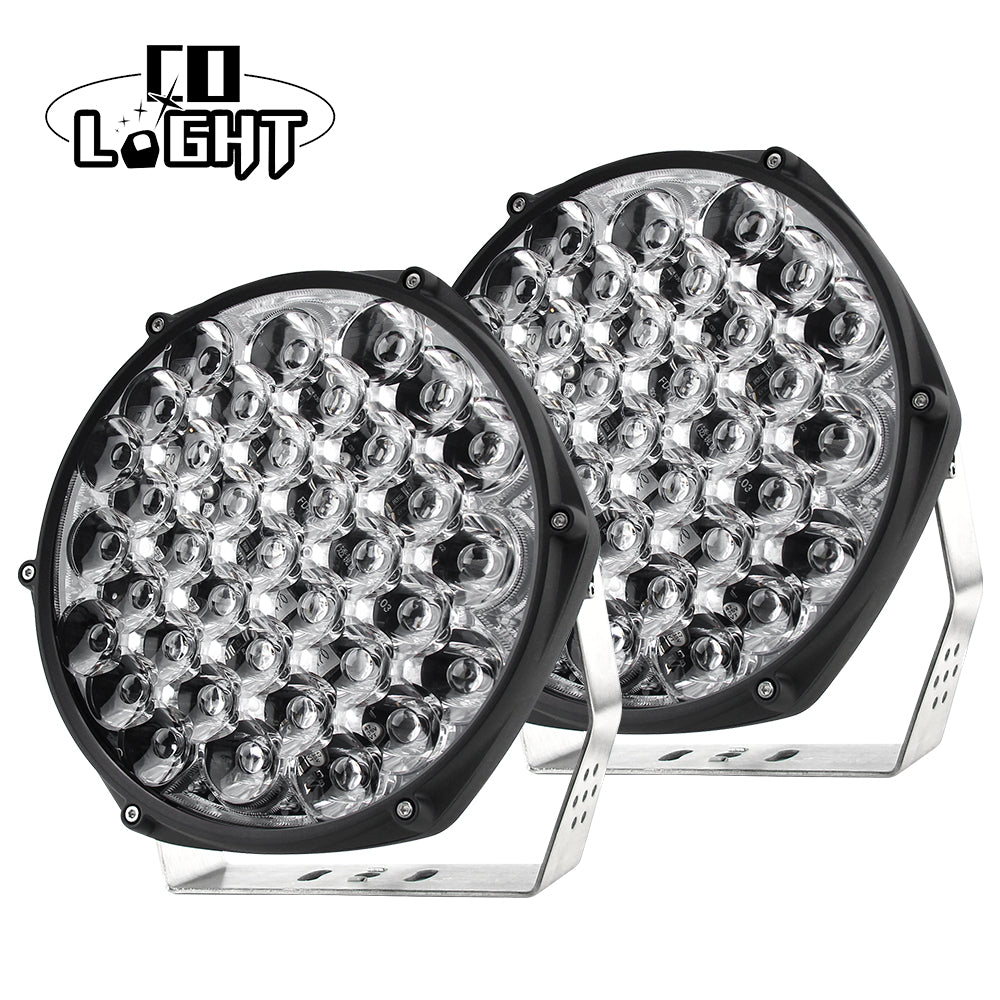 CO LIGHT Crystal Series Round Spot Driving Light With Parking Lights