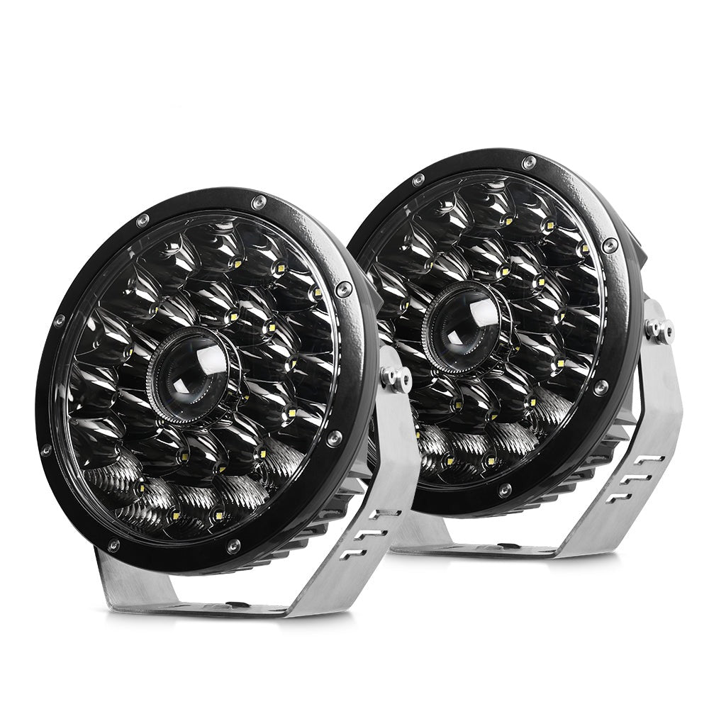 CO LIGHT Cannon Series 9inch Black Spot Offroad LED Driving Lights