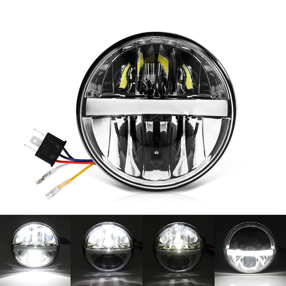 5.75 Inch Round Headlight With Daytime Light