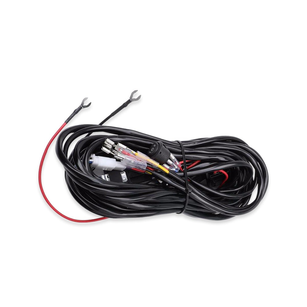 Bulge Series Wire Harness Kit With 12V Relay-Two Leads