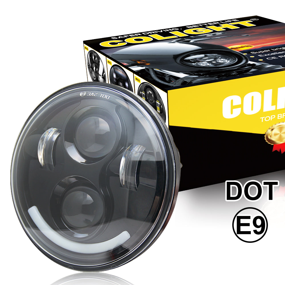 CO LIGHT مصباح أمامي LED عالي الشعاع 5.75 بوصة مع DRL