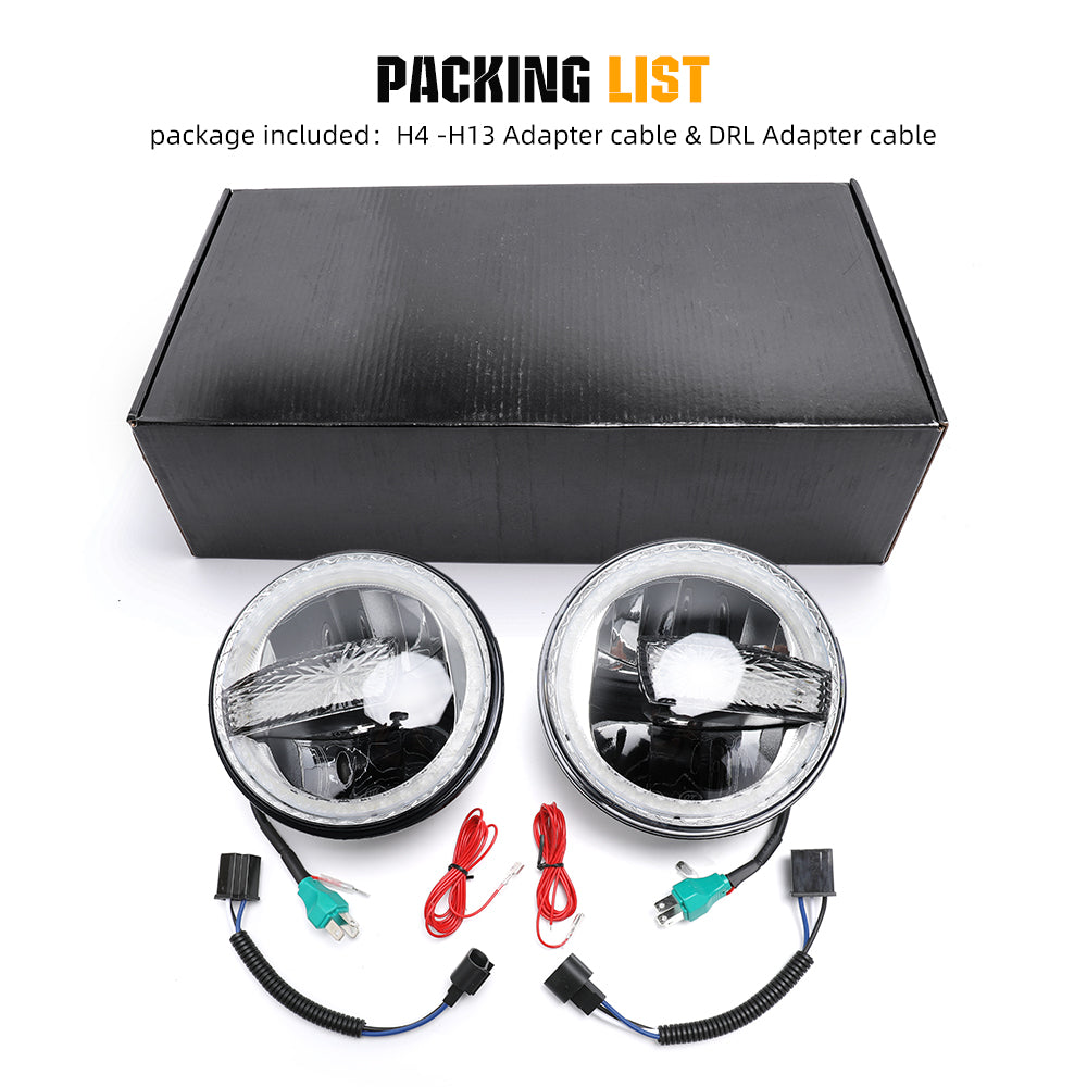 What's in the package of  2022 New Arrival CO LIGHT 7” Round Led Sealed Headlights