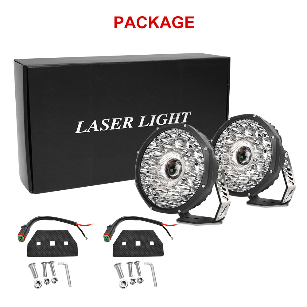 New 8.5inch Offroad Spot Laser Driving Lights