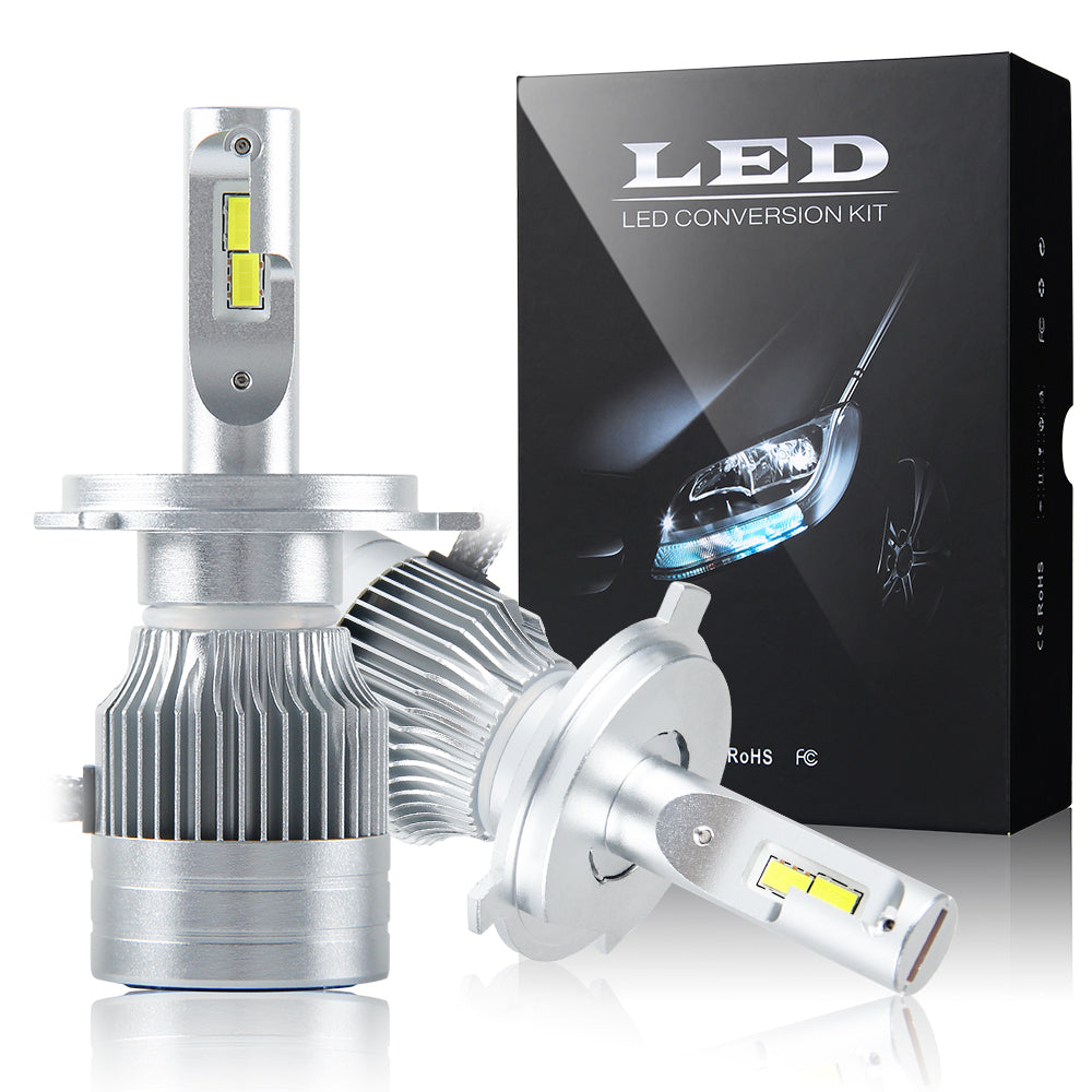T12 LED Headlight Bulbs Fan Cooling (2pcs)